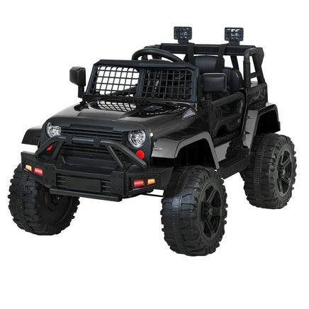 Kids Electric Ride On Car Jeep Toy Cars Remote 12V Black Baby & Kids Kings Warehouse 