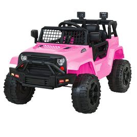 Kids Electric Ride On Car Jeep Toy Cars Remote 12V Pink Baby & Kids Kings Warehouse 