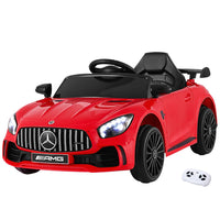 Kids Electric Ride On Car Mercedes-Benz AMG GTR Licensed Toy Cars Remote Red Baby & Kids Kings Warehouse 