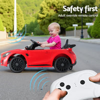 Kids Electric Ride On Car Mercedes-Benz AMG GTR Licensed Toy Cars Remote Red Baby & Kids Kings Warehouse 