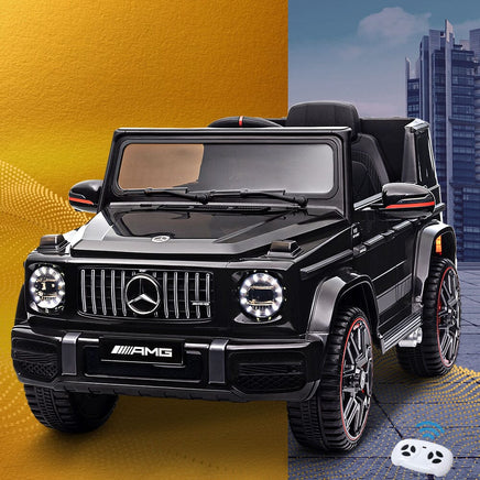 Kids Electric Ride On Car Mercedes-Benz Licensed AMG G63 Toy Cars Remote Black Baby & Kids Kings Warehouse 