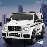 Kids Electric Ride On Car Mercedes-Benz Licensed AMG G63 Toy Cars Remote White Baby & Kids Kings Warehouse 