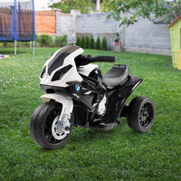 Kids Electric Ride On Car Police Motorcycle Motorbike BMW Licensed S1000RR Black Baby & Kids Kings Warehouse 