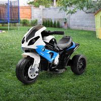 Kids Electric Ride On Car Police Motorcycle Motorbike BMW Licensed S1000RR Blue Baby & Kids Kings Warehouse 