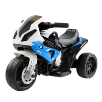 Kids Electric Ride On Car Police Motorcycle Motorbike BMW Licensed S1000RR Blue Baby & Kids Kings Warehouse 