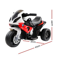 Kids Electric Ride On Car Police Motorcycle Motorbike BMW Licensed S1000RR Red Baby & Kids Kings Warehouse 