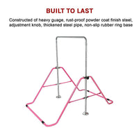 Kids Gymnastics Bars Training Horizontal Bar Monkey Kip Bar Pink Kings Warehouse 