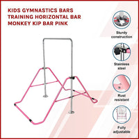 Kids Gymnastics Bars Training Horizontal Bar Monkey Kip Bar Pink Kings Warehouse 
