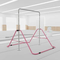 Kids Gymnastics Bars Training Horizontal Bar Monkey Kip Bar Pink Sports & Fitness Kings Warehouse 