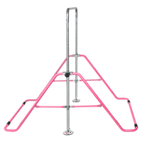 Kids Gymnastics Bars Training Horizontal Bar Monkey Kip Bar Pink Sports & Fitness Kings Warehouse 