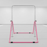 Kids Gymnastics Bars Training Horizontal Bar Monkey Kip Bar Pink Sports & Fitness Kings Warehouse 
