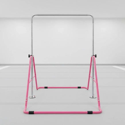 Kids Gymnastics Bars Training Horizontal Bar Monkey Kip Bar Pink Sports & Fitness Kings Warehouse 