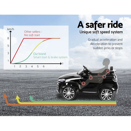 Kids Ride On Car BMW X5 Inspired Electric 12V Black End of Year Clearance Sale Kings Warehouse 