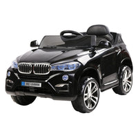 Kids Ride On Car BMW X5 Inspired Electric 12V Black End of Year Clearance Sale Kings Warehouse 