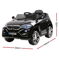 Kids Ride On Car BMW X5 Inspired Electric 12V Black End of Year Clearance Sale Kings Warehouse 