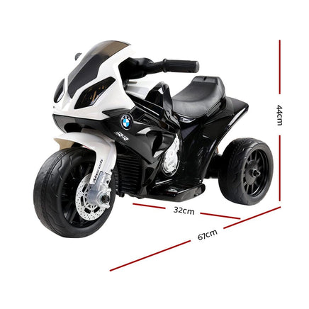 Kids Ride On Car Electric Ride On Cars Motorcycle Motorbike BMW Licensed S1000RR Black Baby & Kids Kings Warehouse 