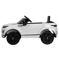 Kids Ride On Car Licensed Land Rover 12V Electric Car Toys Battery Remote White Kings Warehouse 