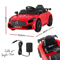 Kids Ride On Car Mercedes-Benz AMG GTR Electric Toy Cars 12V Red March Mayhem Kings Warehouse 