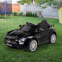 Kids Ride On Car MercedesBenz AMG GT R Electric Black End of Year Clearance Sale Kings Warehouse 