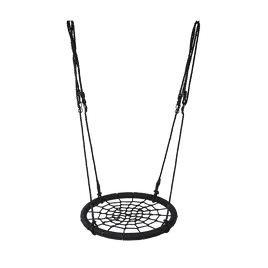 Kids Rope Swing Round Outdoor Birds Crows Nest Spider Web Swing Seat 65cm Gift & Novelty Kings Warehouse