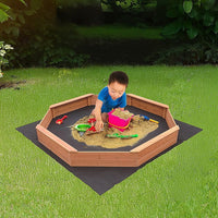 Kids Sand Pit Large Octagonal Wooden Sandpit Baby & Kids Kings Warehouse 