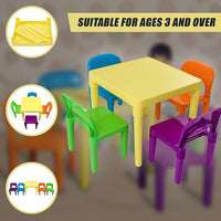 Kids Table and Chairs Play Set Toddler Child Toy Activity Furniture In-Outdoor Baby & Kids Kings Warehouse 