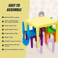 Kids Table and Chairs Play Set Toddler Child Toy Activity Furniture In-Outdoor Baby & Kids Kings Warehouse 