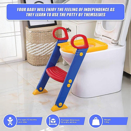 Kids Toilet Ladder Toddler Potty Training Seat Baby & Kids Kings Warehouse 