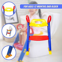 Kids Toilet Ladder Toddler Potty Training Seat Baby & Kids Kings Warehouse 
