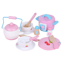 Kids Wooden Kitchen Tea Set Pretend Play Baby & Kids Kings Warehouse 