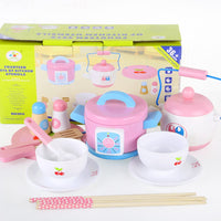 Kids Wooden Kitchen Tea Set Pretend Play Baby & Kids Kings Warehouse 
