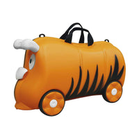 Kids/Children 18L Travel Cabin Luggage Trolley Ride On Wheel Suitcase - Orange Kings Warehouse 
