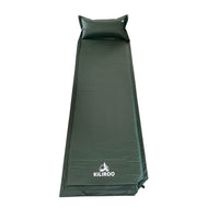 KILIROO Inflating Camping Mat with Pillow - Army Green KR-IM-100-HY
