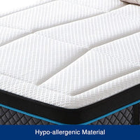 King Mattress in Coolmax Memory Foam 6 Zone Pocket Coil Soft Firmness Furniture Kings Warehouse 