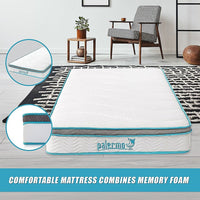 King Single 20cm Hybrid Mattress – Memory Foam and Innerspring Support Furniture Kings Warehouse 