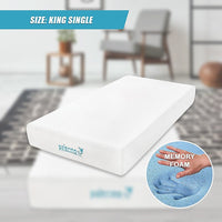 King Single 25cm Gel Memory Foam Mattress – Dual-Layered Comfort with CertiPUR-US Certified Foam Furniture Kings Warehouse 