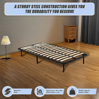 King Single Metal Bed Frame - Bedroom Furniture Furniture Kings Warehouse 