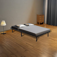 King Single Metal Bed Frame - Bedroom Furniture Furniture Kings Warehouse 