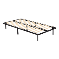 King Single Metal Bed Frame - Bedroom Furniture Furniture Kings Warehouse 