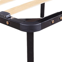 King Single Metal Bed Frame - Bedroom Furniture Furniture Kings Warehouse 