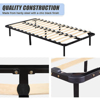 King Single Metal Bed Frame - Bedroom Furniture Furniture Kings Warehouse 