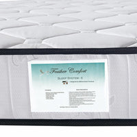 King Single Size Mattress in 6 turn Pocket Coil Spring and Foam Best value Furniture Kings Warehouse 