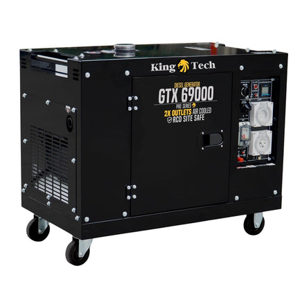 KINGTECH 8.4kW Max 6kW Rated Diesel Generator Single Phase Tools Kings Warehouse 