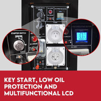 KINGTECH 8.4kW Max 6kW Rated Diesel Generator Single Phase Tools Kings Warehouse 