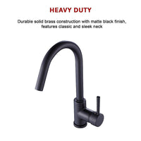 Kitchen Mixer Tap Faucet Basin Laundry Sink - BLACK Kings Warehouse 