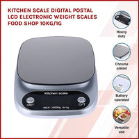 Kitchen Scale Digital Postal LCD Electronic Weight Scales Food Shop 10kg/1g Kings Warehouse 