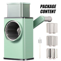 Kitchen Vegetable Food Manual Rotary Drum Grater Chopper Slicer Fruit Cutter Kings Warehouse 