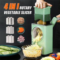 Kitchen Vegetable Food Manual Rotary Drum Grater Chopper Slicer Fruit Cutter Kings Warehouse 