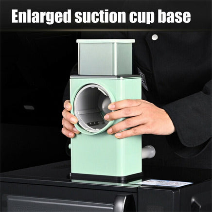 Kitchen Vegetable Food Manual Rotary Drum Grater Chopper Slicer Fruit Cutter Kings Warehouse 