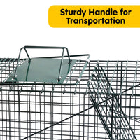Klika Humane Live Animal Trap Possum Rat Rabbit Hare Catcher Folding Cage Pet Care Kings Warehouse 